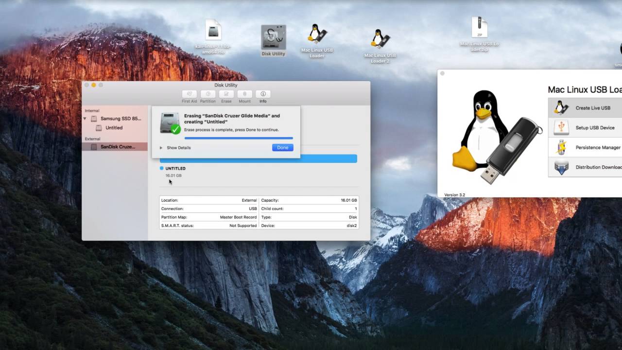 create a linux bootable usb for a mac